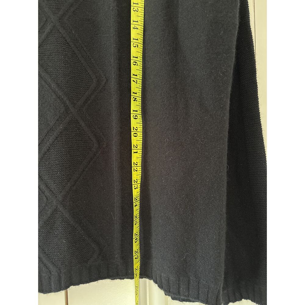 Claiborne Black Cashmere Blend Turtleneck Sweater M - Picture 5 of 8